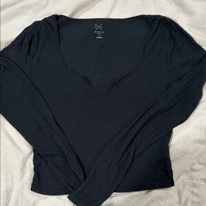PacSun Black Long Sleeve Women's Top